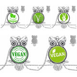 Necklace Owl Fashion Necklace Vegan