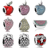 Pandora Bracelet 925 Sterling Silver Fruits Bead Charm