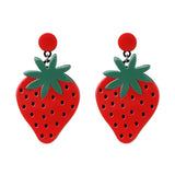 Handmade Seed Beads Fruit Lemon Drop Earrings