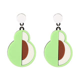Handmade Seed Beads Fruit Lemon Drop Earrings