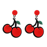 Handmade Seed Beads Fruit Lemon Drop Earrings