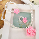 Simulated-Pearl Beads Kid Jewelry Sets