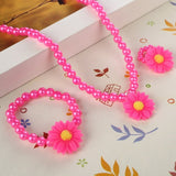 Simulated-Pearl Beads Kid Jewelry Sets