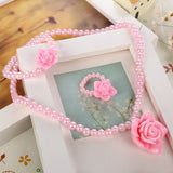 Simulated-Pearl Beads Kid Jewelry Sets