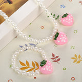 Simulated-Pearl Beads Kid Jewelry Sets