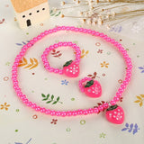 Simulated-Pearl Beads Kid Jewelry Sets