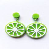 Punk Style Fashion Acrylic Fruit Earrings