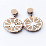 Punk Style Fashion Acrylic Fruit Earrings