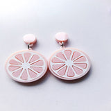 Punk Style Fashion Acrylic Fruit Earrings