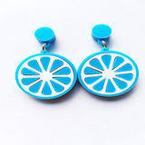 Punk Style Fashion Acrylic Fruit Earrings