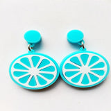 Punk Style Fashion Acrylic Fruit Earrings