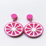 Punk Style Fashion Acrylic Fruit Earrings