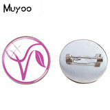 Vegan Logo Brooches