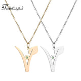 Vegan Necklace Vegetarian Symbol