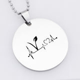 Vegetarian Symbol Pendant