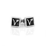 1pair Square Vegetarian Studs Earrings
