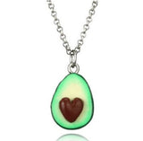 Avocado Heart Shape Necklace