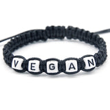 1pcs VEGAN is Respectable Charm Bracelets