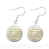 For Vegan Friends Piritual Drop Earrings