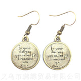 For Vegan Friends Piritual Drop Earrings