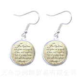 For Vegan Friends Piritual Drop Earrings