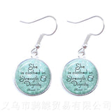 For Vegan Friends Piritual Drop Earrings