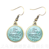 For Vegan Friends Piritual Drop Earrings