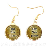 For Vegan Friends Piritual Drop Earrings