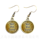For Vegan Friends Piritual Drop Earrings