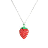 Cute Red Strawberry Pendant